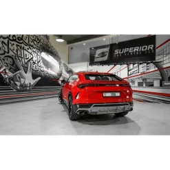 Superior Car Rental - Lamborghini Urus - Red - Exclusive Luxury Rent - Avvenice