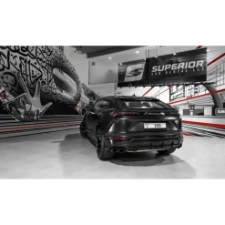 Superior Car Rental - Lamborghini Urus - Black - Exclusive Luxury Rent - Avvenice