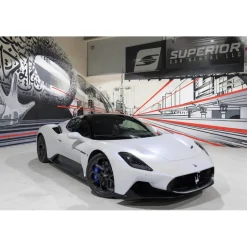 Superior Car Rental - Maserati MC20 - White - Exclusive Luxury Rent - Avvenice