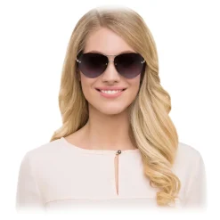 Swarovski - Fascinatione Sunglasses - SK0118 17B - Black - Sunglasses - Swarovski Eyewear - Avvenice