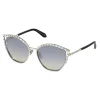 Swarovski - Fluid Sunglasses - SK0274-P-H 16C - Gray - Sunglasses - Swarovski Eyewear - Avvenice
