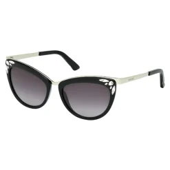 Swarovski - Fortune Sunglasses - SK0102-F 01B - Black - Sunglasses - Swarovski Eyewear - Avvenice