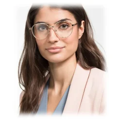 Swarovski - Swarovski Sunglasses with Click-on Mask - SK0276-H 54032 - Pink - Sunglasses - Swarovski Eyewear - Avvenice