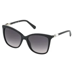 Swarovski - Swarovski Sunglasses - SK0227-01B - Black - Sunglasses - Swarovski Eyewear - Avvenice