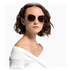 Swarovski - Swarovski Sunglasses - SK266 - 32G - Brown - Sunglasses - Swarovski Eyewear - Avvenice