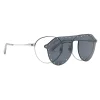 Swarovski - Swarovski Sunglasses with Click-on Mask - SK0275-H 52016 - Gray - Sunglasses - Swarovski Eyewear - Avvenice