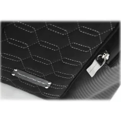 TecknoMonster - Automobili Lamborghini - Zangolo Backpack in Carbon Fiber and Alcantara® - Black Carpet Collection - Avvenice