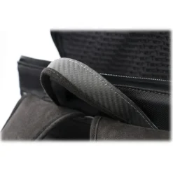 TecknoMonster - Automobili Lamborghini - Zangolo Backpack in Carbon Fiber and Alcantara® - Black Carpet Collection - Avvenice