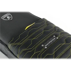 TecknoMonster - Automobili Lamborghini - Attak Crossbody Bag in Carbon Fiber and Alcantara® - Black Carpet Collection - Avvenice