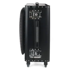 TecknoMonster - Automobili Lamborghini - Trolley - Kronos Titanium and Alcantara® Wheeled Suitcase - Black Carpet Collection - Avvenice