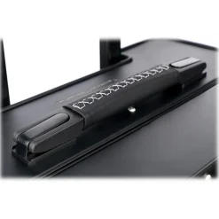 TecknoMonster - Automobili Lamborghini - Trolley - Kronos Titanium and Alcantara® Wheeled Suitcase - Black Carpet Collection - Avvenice