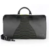 TecknoMonster - Automobili Lamborghini - Matrik Travel Bag in Carbon Fiber and Alcantara® - Black Carpet Collection - Avvenice