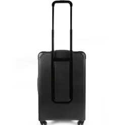 TecknoMonster - Automobili Lamborghini - Trolley - Fastroad Titanium and Alcantara® Wheeled Suitcase - Black Carpet Collection - Avvenice