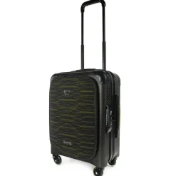TecknoMonster - Automobili Lamborghini - Trolley - Fastrack Titanium and Alcantara® Wheeled Suitcase - Black Carpet Collection - Avvenice