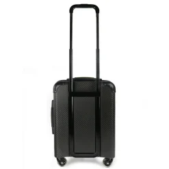 TecknoMonster - Automobili Lamborghini - Trolley - Fastrack Titanium and Alcantara® Wheeled Suitcase - Black Carpet Collection - Avvenice