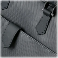 TecknoMonster - Avionika - Business Bag in Aeronautical and Leather Carbon Fiber - Luxury - Handmade in Italy - Avvenice