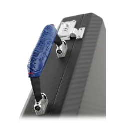 TecknoMonster - Cavok Opaque - Business Case - Briefcase in Opaque Carbon Fiber and Leather Crocodile - Blue - Luxury Collection - Avvenice