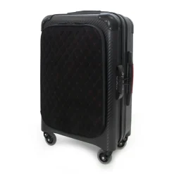 TecknoMonster - Davis Kripto Laggage Cabin L Flap in Carbon Fiber - Aeronautical Carbon Trolley Suitcase - Avvenice