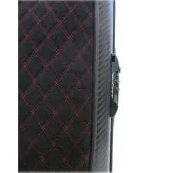 TecknoMonster - Davis Kripto Laggage Cabin L Flap in Carbon Fiber - Aeronautical Carbon Trolley Suitcase - Avvenice