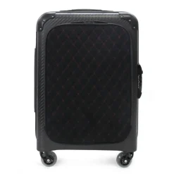 TecknoMonster - Davis Kripto Laggage Cabin L Flap in Carbon Fiber - Aeronautical Carbon Trolley Suitcase - Avvenice