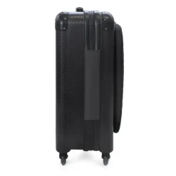 TecknoMonster - Davis Kripto Laggage Cabin L Flap in Carbon Fiber - Aeronautical Carbon Trolley Suitcase - Avvenice