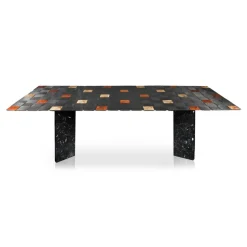 TecknoMonster - Kagrande 8 TecknoMonster - Aeronautical Carbon Fiber Board and Double Marble Base Table - Avvenice