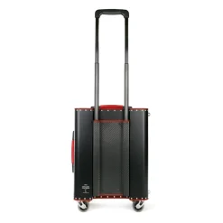 TecknoMonster - Kronos L TecknoMonster - Black - Aeronautical Titanium Trolley Suitcase - Avvenice