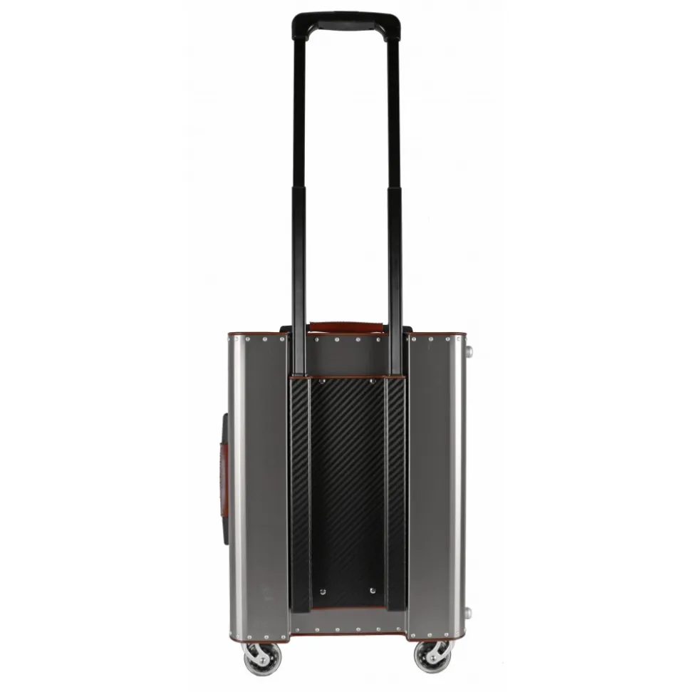 TecknoMonster - Kronos M TecknoMonster - Aeronautical Titanium Trolley Suitcase - Avvenice