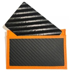 TecknoMonster - Tecksabrage & Cardcase - Orange - Aeronautical and Titanium Carbon Fiber Saber - Black Carpet Collection - Avvenice