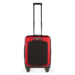 TecknoMonster - Trolley Akille Flap Red in Carbon Fiber - Aeronautical Carbon Trolley Suitcase - Avvenice