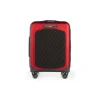 TecknoMonster - Trolley Akille Flap Red in Carbon Fiber - Aeronautical Carbon Trolley Suitcase - Avvenice