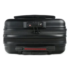 TecknoMonster - Trolley Akille Flap Red in Carbon Fiber - Aeronautical Carbon Trolley Suitcase - Avvenice