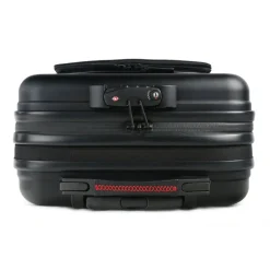 TecknoMonster - Trolley Akille Flap Black in Carbon Fiber - Aeronautical Carbon Trolley Suitcase - Avvenice