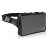 TecknoMonster - Zingolo Waist Bag in Carbon Fiber and Alcantara® - Black Carpet Collection - Avvenice
