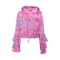 Teen Idol - Alfa Cropped Hoodie - Pink - Sweatshirts - Teen-Ager - Luxury Exclusive Collection - Avvenice