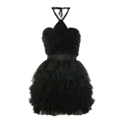 Teen Idol - Andromeda Tulle Mini Dress - Black - Dresses - Teen-Ager - Luxury Exclusive Collection - Avvenice