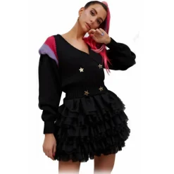 Teen Idol - Gea Skirt - Black - Skirts  - Teen-Ager - Luxury Exclusive Collection - Avvenice
