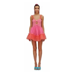 Teen Idol - Gemini Tulle Mini Dress - Pink - Dresses - Teen-Ager - Luxury Exclusive Collection - Avvenice