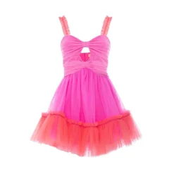 Teen Idol - Gemini Tulle Mini Dress - Pink - Dresses - Teen-Ager - Luxury Exclusive Collection - Avvenice