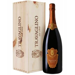 Tenuta Travaglino - Gran Cuvèe Magnum - Wooden Box - Blanc De Noir Classic Method Brut D.O.C.G. - 1,5 l - Avvenice