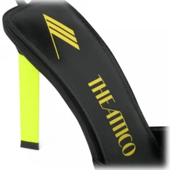 The Attico - Black and Fluo Yellow Perine Pump - The Attico Exclusive Luxury Collection - Avvenice