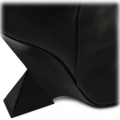 The Attico - Black Cheope Tube Boot - The Attico Exclusive Luxury Collection - Avvenice