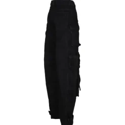 The Attico - Black Fern Cargo Jeans - The Attico Exclusive Luxury Collection - Avvenice