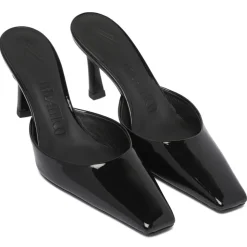 The Attico - Black Juno Mules - The Attico Exclusive Luxury Collection - Avvenice