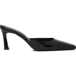 The Attico - Black Juno Mules - The Attico Exclusive Luxury Collection - Avvenice