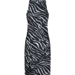 The Attico - Black Zebra Print Mini Dress - The Attico Exclusive Luxury Collection - Avvenice