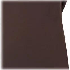 The Attico - Dark Brown Layered Midi Dress - The Attico Exclusive Luxury Collection - Avvenice