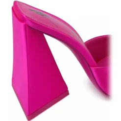 The Attico - Fuchsia Calf Leather Devon Mules - The Attico Exclusive Luxury Collection - Avvenice