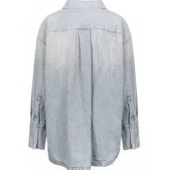 The Attico - Light Blue Denim Shirt - The Attico Exclusive Luxury Collection - Avvenice