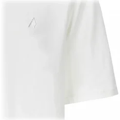 The Attico - White Extra Shoulder Pads T-Shirt - The Attico Exclusive Luxury Collection - Avvenice